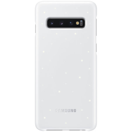 Funda oficial Samsung Galaxy S10 LED Cover - Blanca