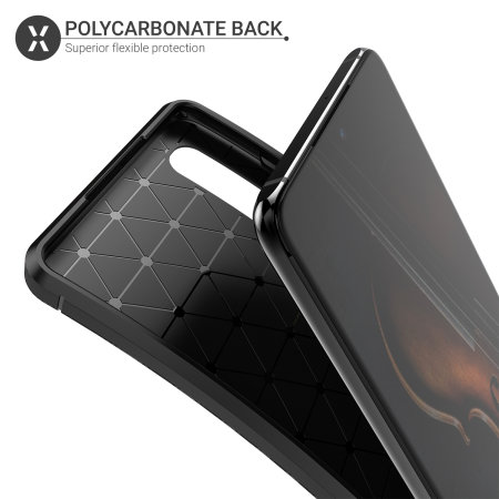 Olixar Carbon Fibre Huawei P30 Case - Black