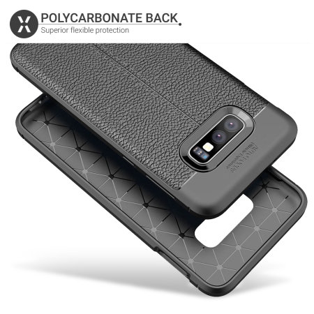 Olixar Attache Samsung Galaxy S10e Leather-Style Case - Black