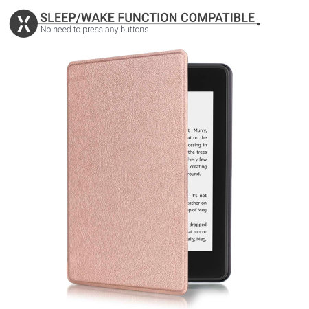 Peony Mix Rose Gold/Light Pink/Light Blue - PU e-Reader Cover kwmobile Case Compatible with  Kindle Paperwhite 10. Gen - 2018 