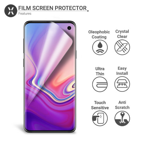 Olixar Samsung Galaxy S10e Film Displayschutzfolie 2-in-1 Packung