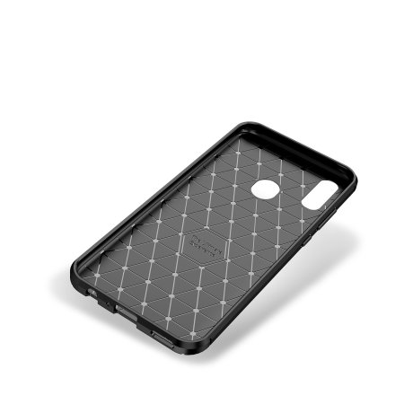 Olixar Carbon Fibre Huawei Honor 10 Lite Case - Black