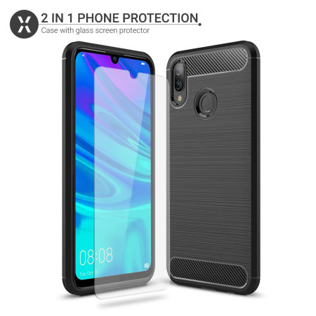 Olixar Sentinel Huawei P Smart 2019 Case And Glass Screen Protector