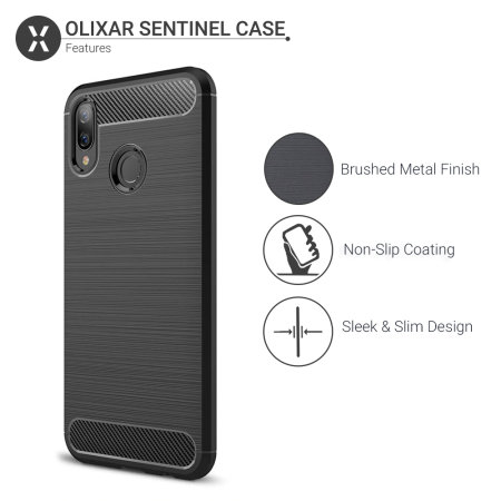 Olixar Sentinel Huawei P Smart 2019 Case And Glass Screen Protector