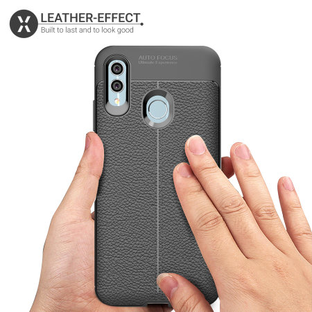 Olixar Attache Huawei P Smart 2019 Leather-Style Case - Black