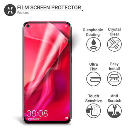 Olixar Huawei Nova 4 Film Screen Protector 2-in-1 Pack