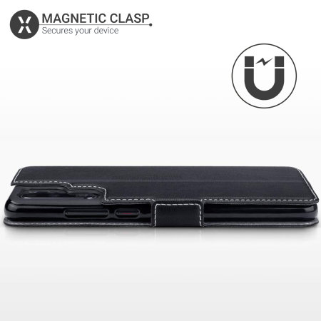 Olixar Low Profile Huawei P30 Pro Wallet Case - Black