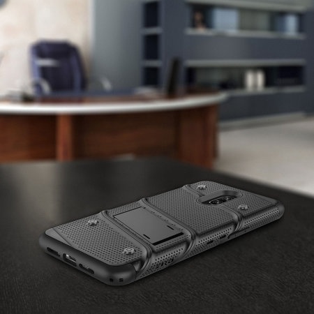 Zizo Bolt OnePlus 6T Tough Case & Screen Protector - Black