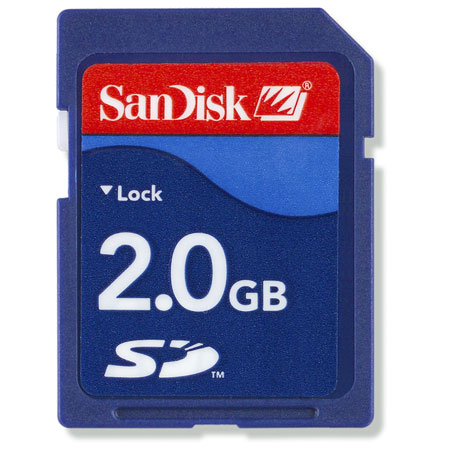 SanDisk Secure Digital Card - SD - 2GB