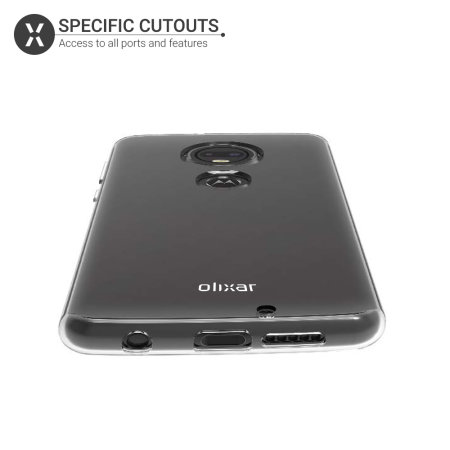 Olixar FlexiShield Motorola Moto G7 Gel Case - Clear