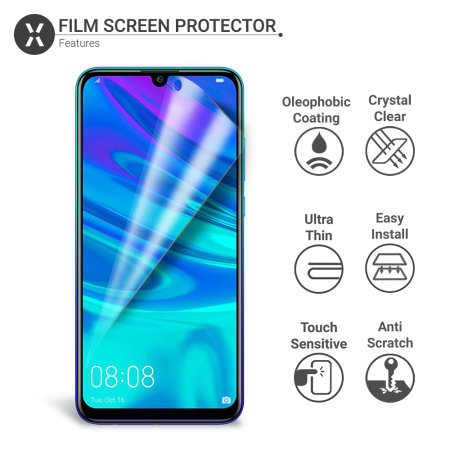 Olixar Huawei Honor 10 Lite Film Screen Protector 2-in-1 Pack