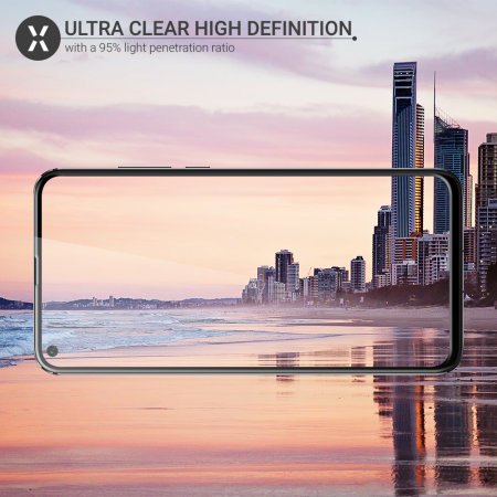 Olixar Huawei Honor View 20 gehärtetes Glas Displayschutzfolie