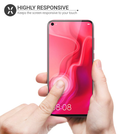 Olixar Huawei Nova 4 gehärtetes Glas Bildschirmschutzfolien