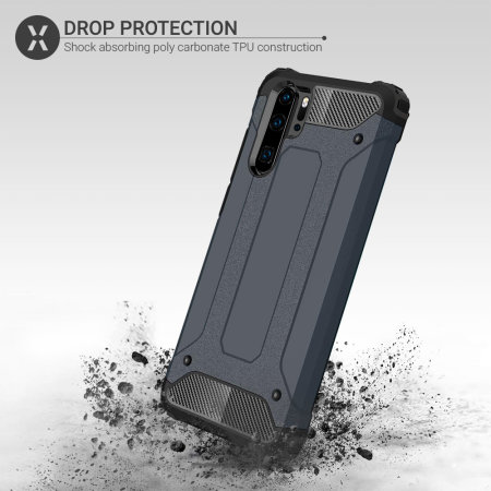 Olixar Delta Armour Protective Huawei P30 Pro Case - Slate Blue