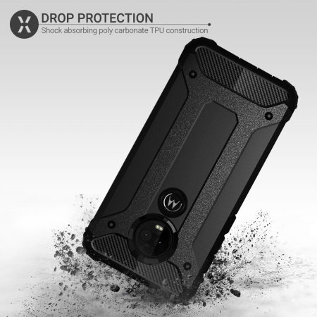 Olixar Delta Armour Protective Motorola Moto G7 Case - Black