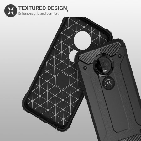 Olixar Delta Armour Protective Motorola Moto G7 Case - Black