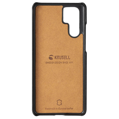 Krusell Huawei P30 Pro Premium Leather Slim Cover Case - Vintage Black