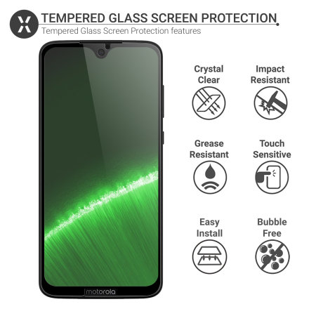 Olixar Motorola Moto G7 Tempered Glass Screen Protector