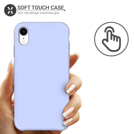 Olixar iPhone XR Soft Silicone Case - Lilac