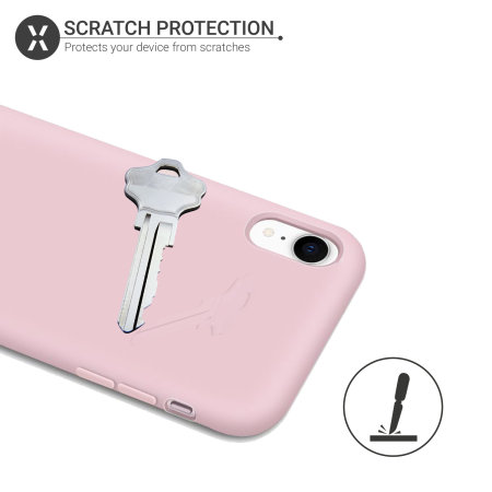Olixar iPhone XR Soft Silicone Case - Pastel Pink