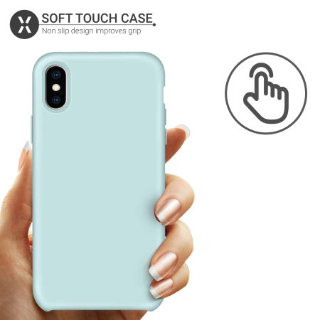 Olixar iPhone XS Max Soft Silicone Case - Groen