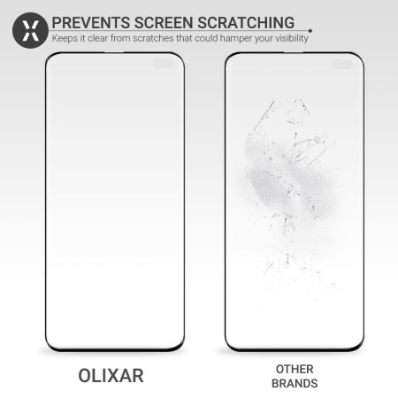Olixar Samsung Galaxy S10 Plus PET Gebogener Bildschirmschoner