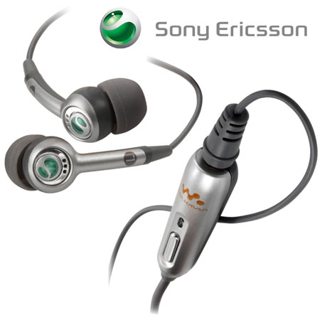Sony Ericsson HPM-70 Stereo Portable Handsfree - Silver