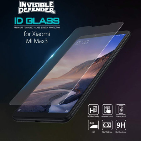 Rearth Invisible Defender Xiaomi Mi Max 3 Glas-Schutzfolie