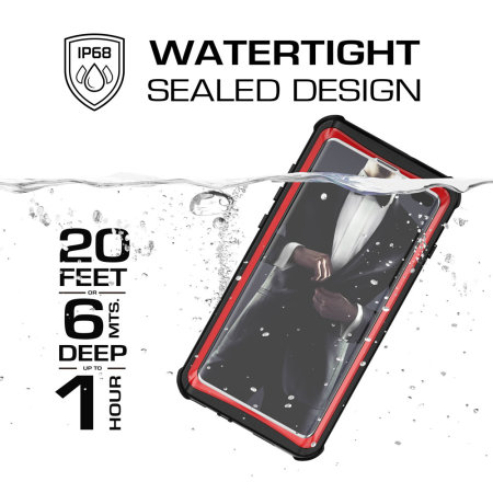 Ghostek Nautical Samsung Galaxy S10 Plus Waterproof Case - Red