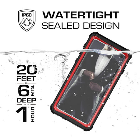 Ghostek Nautical Samsung Galaxy S10e Waterdichte Case - Rood