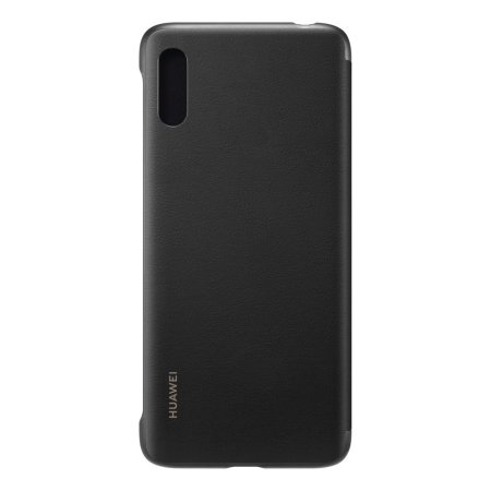 Official Huawei Y6 2019 Flip Back Cover Case - Black