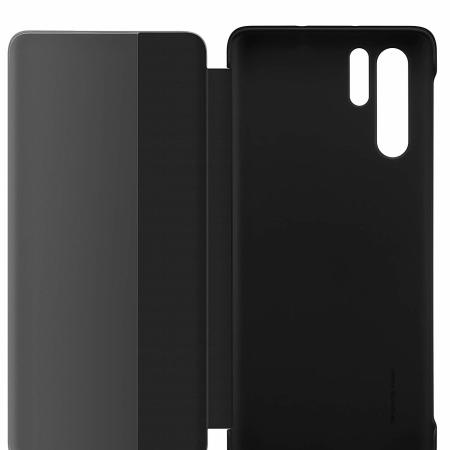 Official Huawei P30 Pro Smart View Flip Cover Slim Case  - Black