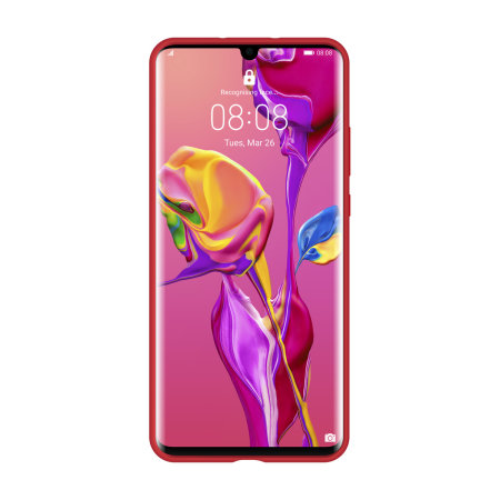 Officieel Huawei P30 Pro Silicone Case - Rood