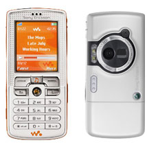 Custodia Originale Sony Ericsson W800i &ndash; Fascia E Tastiera Colore Crema/Arancione (Usata)