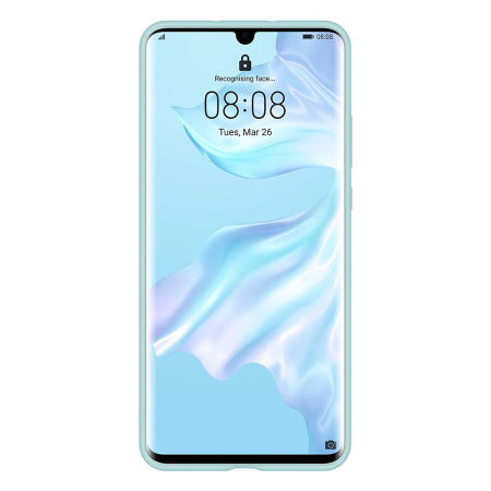 Officieel Huawei P30 Pro Silicone Case - Lichtblauw