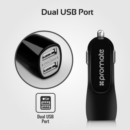 Promate Ultra-Fast Charging Car Kit For USB-C Devices