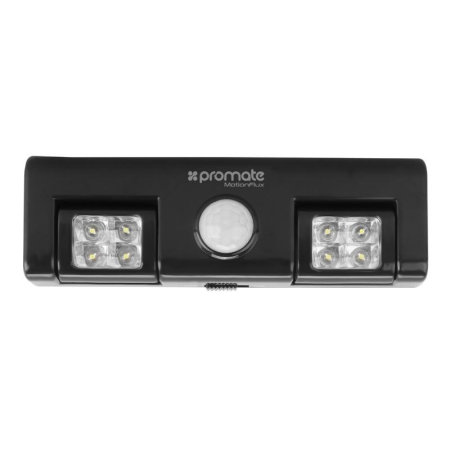 Promate MotionFlux Indoor Motion Activated LED Lights - Black