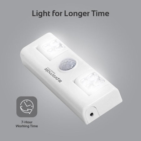 Promate MotionFlux Indoor Motion Activated  LED Lights - White