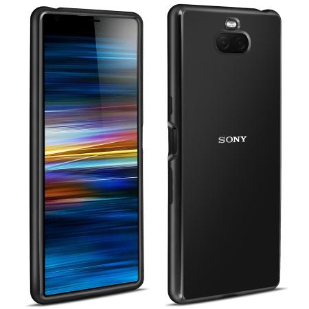 Offizielle Sony Xperia 10 Style Cover Solid Hülle SCBI10 - Schwarz