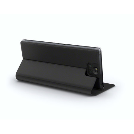 Offizielles Sony Xperia 10 Cover Stand hülle SCSI10  - Schwarz