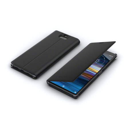 Offizielles Sony Xperia 10 Plus Cover Stand hülle SCSI10  - Schwarz