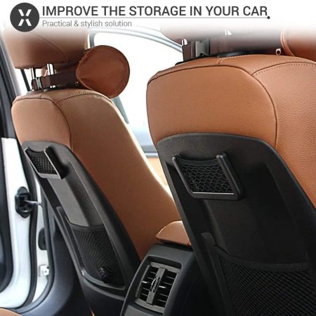 Olixar CargoNet In-Car Smartphone Holder & Storage Pocket - 2 Pack