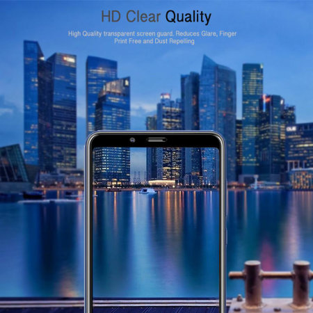 Zizo Nokia 3.1 Plus gehärtetes Glas Displayschutzfolie