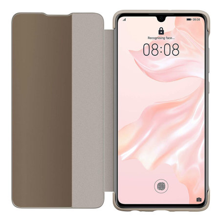 Official Huawei P30 Smart Flip Case - Khaki