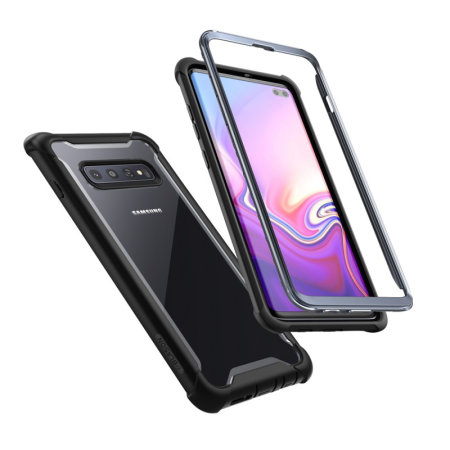 i-Blason Ares Samsung S10 Plus Case and Screen Protector - Black