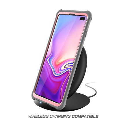 i-Blason Ares 360° Case & Displayschutzfolie Samsung S10 Plus-Pink