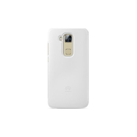 Official Huawei G8 View Flip Cover Case  - White