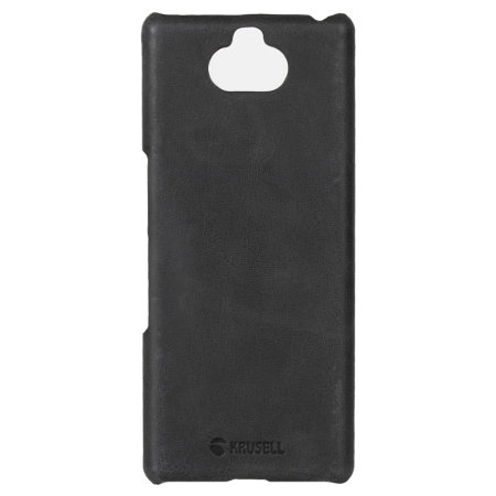 Krusell Sunne Sony Xperia 10 Vintage Leather Cover Case  - Black
