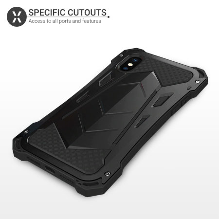 Olixar Titan Armour 360 iPhone XS Max Case - Zwart