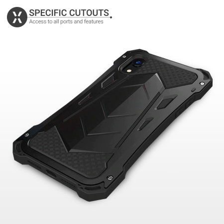 Olixar Titan Armour 360 Protective iPhone XR Case - Black